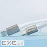 Кабель Proove Flex Metal Type-C to Lightning 27W (1m) white (CCFM27002102)