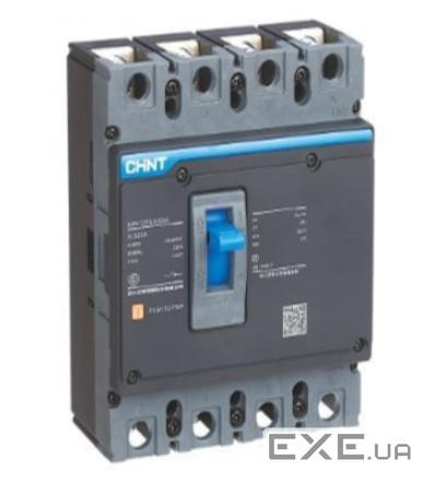 Автоматичний вимикач змінного струму CHINT NXM-125S-4300B-125A, 4P, 125A, 415V