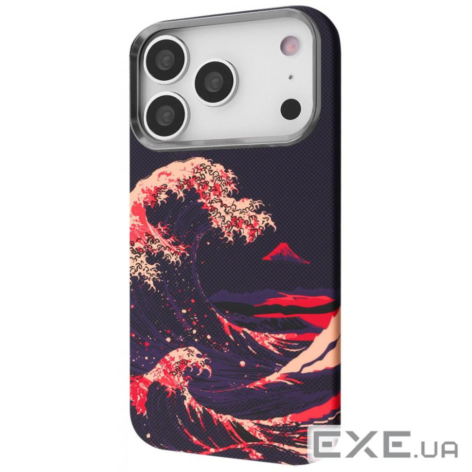 Чехол Gleam Case with Magnetic Ring iPhone 17 Pro Max crimson storm (65183 crimson storm)
