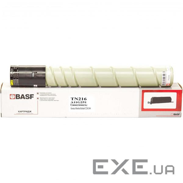 Тонер-картридж BASF Minolta TN216, A11G251 Yellow (BASF-KT-TN216Y)