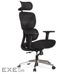 Офісне крісло Mealux D1 Air Fabric Black (HF-D1 F/B)