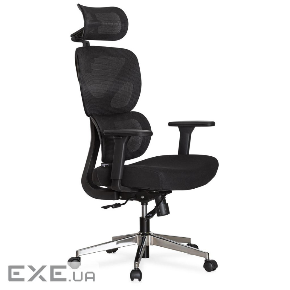 Офісне крісло Mealux D1 Air Fabric Black (HF-D1 F/B)