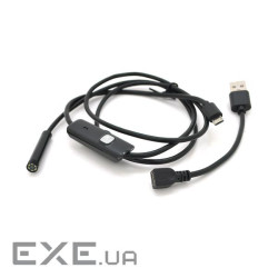 2 в 1 MicroUSB / PC HD ендоскоп, міні камера 7.0 мм, м&apos,який провод, 1м (YT-En-1SW7.0) (YT-En-1SW7.0)