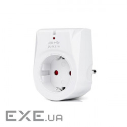 Зарядний пристрій REAL-EL 2*USB 10W (CS-25) (CS-25 White)