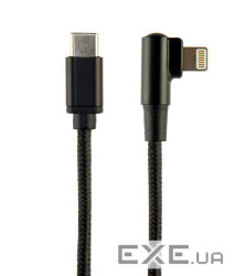 Дата кабель USB-C to Lightning 0,2m angle Cablexpert (CC-USB2-CMLML-0.2M)