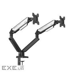 Настільне кріплення для монітора Anda Seat Stealth II Duo 17-32 Black & White (AD-W-A6D-2S-BW)