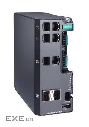 Керований комутатор Gigabit Ethernet, 4 порти 10/100BaseT(X), 2 порти 10/10 (EDS-4008-2GT-2GS-LV)