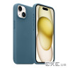Чохол до мобільного телефона Armorstandart FAKE Leather Case Apple iPhone 15 Sea Blue (ARM76292)