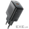 Зарядний пристрій Acefast A104 USB-C PD25W GaN Black (6974316283355)