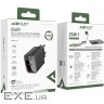 Зарядний пристрій Acefast A104 USB-C PD25W GaN Black (6974316283355)
