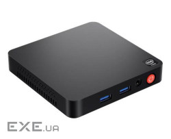 Неттоп Beelink Thin T5, Black, Celeron N4020 (2x1.1-2.8 GHz, 6 Вт ), 4Gb DDR4 SO- (BLT5N4020464BK_W6)