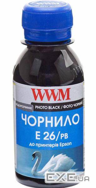 Чорнило WWM Epson XP-600/XP-605/XP-700 100г Photo Black (E26/PB-2)