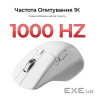 Миша Keychron M6S Wireless/Bluetooth/USB White PAW3311 (M6S-B72)