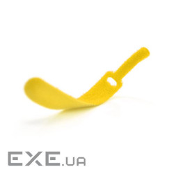 Стяжки на липучці 10 * 100мм, жовті, ціна за штуку (30059) (30059)