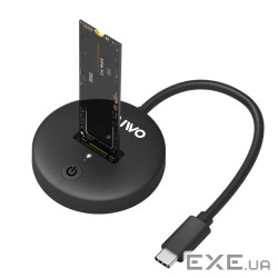 Док-станція для накопичувачів Maiwo M.2 NVMe/SATA SSD to USB3.2 Gen2 USB-C 10Gbps (K1698P2)