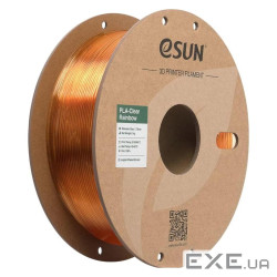 Пластик для 3D-принтера eSUN PLA Clear Rainbow 1,75mm 1kg FLAME-Crystal (PLA-CLRB175O-CF1P1)