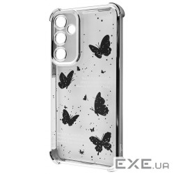 Чехол WAVE Winkie Samsung Galaxy A55 silver/butterfly (64205 silver/butterfly)