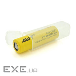 Акумулятор 18650 2500mAh, 35А, BOX AWT (IMR18650-2500-35А) (OK-PC9060-O-LSZH)
