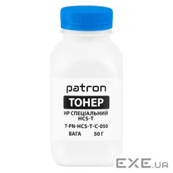 Тонер HP HCS-T, 50 г, cyan Patron (PN-HCS-T-C-050)