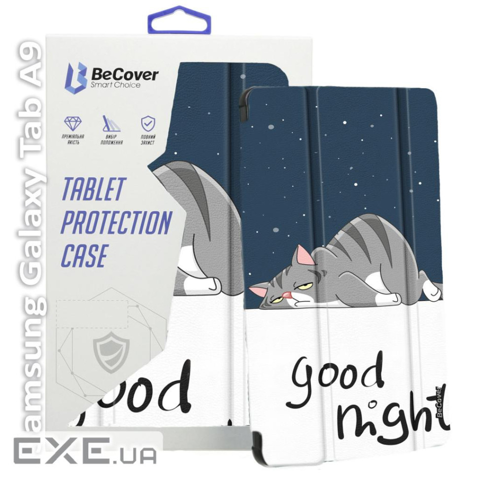 Чохол до планшета BeCover Smart Case Samsung Tab A9 SM-X115 8.7" Good Night (709908)