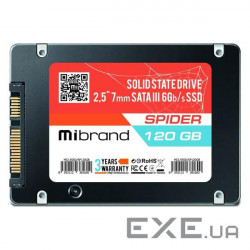 SSD MIBRAND Spider 120GB 2.5" SATA OEM (MI2.5SSD/SP120GB)