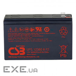 Батарея до ДБЖ CSB UPS123606F2 12V 6Ah