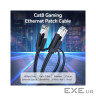 Патч-корд 0.5м, S/FTP cat 8 RJ-45 black Vention (IKKBD)