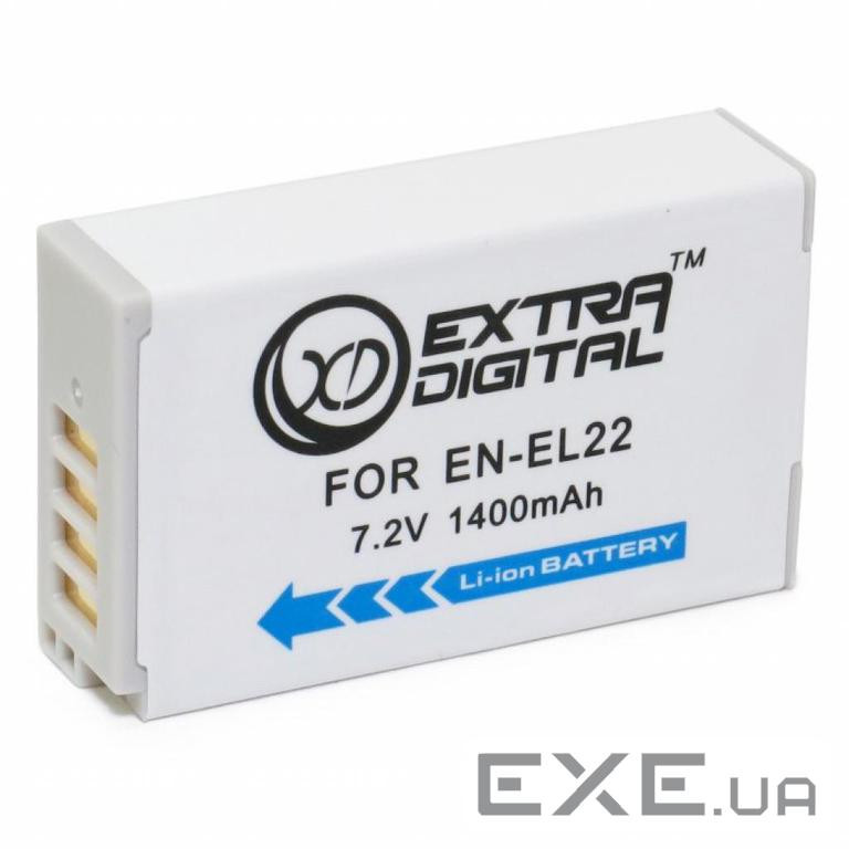 Акумулятор до фото/відео Extradigital Nikon EN-EL22 (BDN2683)