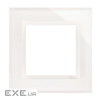 Рамка Premium NATURE 1x, скло біле (DRN1/70)