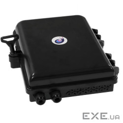 Розподільчий вуличний оптичний бокс, IP65/54, 2-вводи, 16-виводів, під 16xSC Simplex (CMS-FOBD-16BK) 16xSC Simplex (CMS-