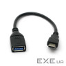 Перехідник OTG USB 3.0 AF to USB-C 0.1m PowerPlant (KD00AS1257)
