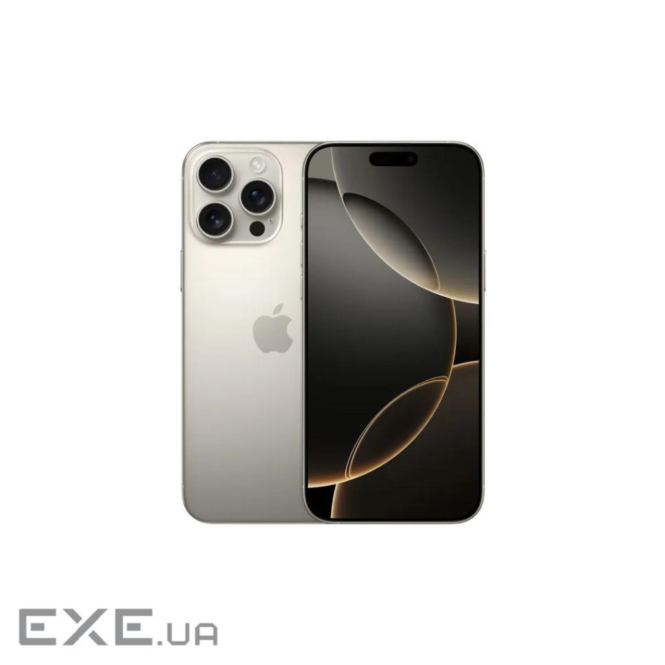 Мобільний телефон Apple iPhone 16 Pro Max 256Gb eSim Natural Titanium (Grade B) USED (iP16PM2eNaT_B)
