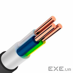 Кабель Одескабель ВВГ 3 * 10 (ож) -0,66 ціна за метр бухта 100 м. Чорний (15246 100м)