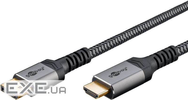 Кабель монітора-сигнальний DisplayPort M/M 2.0m,v1.2 4K@60Hz 19+1pin D=6.0mm Tex,чорний (75.06.5269 (75.06.5269