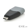 Перехідник Type-C (тато) / Display Port(мама), Black-gray (YT-A-Type-C(M) / DP(F)) ), Black-gray (YT-A-Type-C(M) / DP(F)