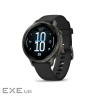 Смарт-годинник Garmin Venu 4 (41mm), Black w/ Slate + Black, GPS смарт-годинник (010-03013-02)
