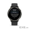 Смарт-годинник Garmin Venu 4 (41mm), Black w/ Slate + Black, GPS смарт-годинник (010-03013-02)