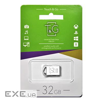 Флеш-накопичувач USB 32GB T&G 107 Metal Series Silver (TG107-32G)
