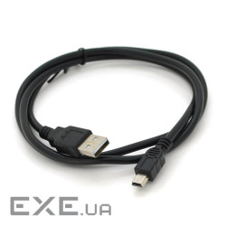 Кабель VOLTRONIC USB 2.0 (AM/Mini 5 pin) 1,0 м, чорний (YT-C/AM-1MnB)