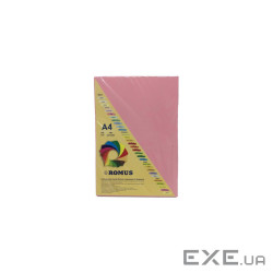 Папір Romus A4 160 г/м2 100sh Pink (R50621)