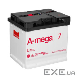 Акумулятор авто Мегатекс A-mega Ultra 6СТ-50-А3 (прав) ТХП 480 (33125)
