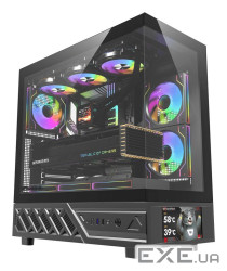 Корпус для комп"ютера DARK FLASH DS950V ATX без блока живлення, чорний (DS950V BLACK)