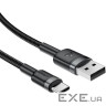 Кабель USB 2.0 AM-Type-C M, 1.2 м, 60W aluminum alloy Black, C22-04 Acefast (6974316285144)