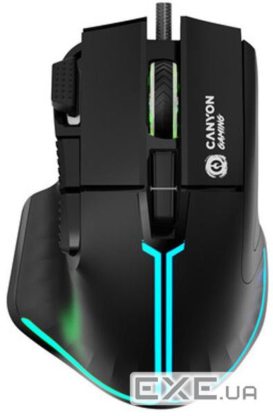 Миша Canyon Fortnax GM-636 RGB USB Black (CND-SGM636B)