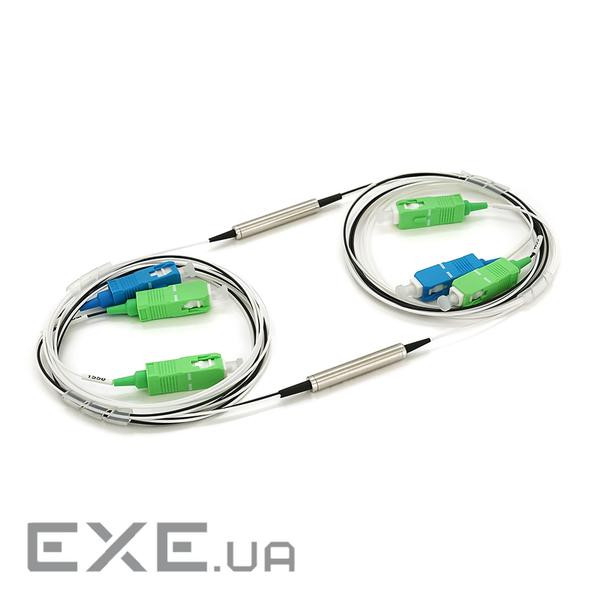 Фільтр оптичний MERLION FWDM 1310 / 1490 / (1515-1620) SC / UPC / (SC / APC), 2 шт. в упа (OPFLFWDM) (OPFLFWDM)