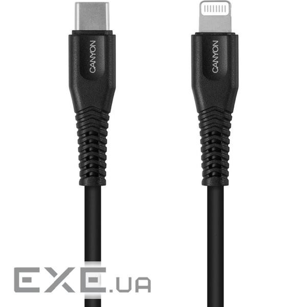 Дата кабель USB-C to Lightning 1.2m MFI Black Canyon (CNS-MFIC4B)