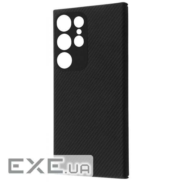 Чохол WAVE Premium Carbon Slim with Magnetic Ring Samsung Galaxy S23 Ultra black (57910 black)