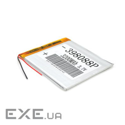 Літій-полімерний акумулятор 3.9*80*88mm (Li-ion 3.7В 3200мА&middot,год) (398088) ) (398088)