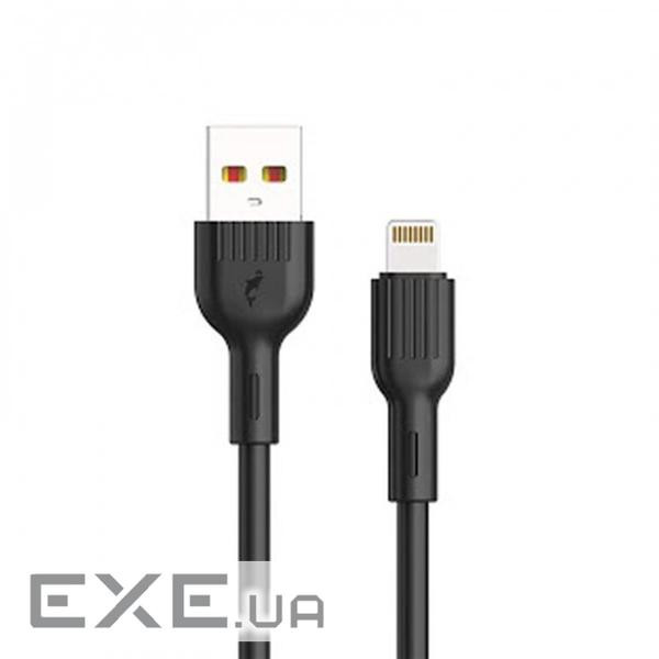 Кабель SkyDolphin S03L USB - Lightning (M/M), 1 м , Black (USB-000416)