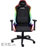 Крісло Trust GXT719 Ruya, ПУ шкіра, Foldable Armrests, RGB, чорний (25185) (25185)